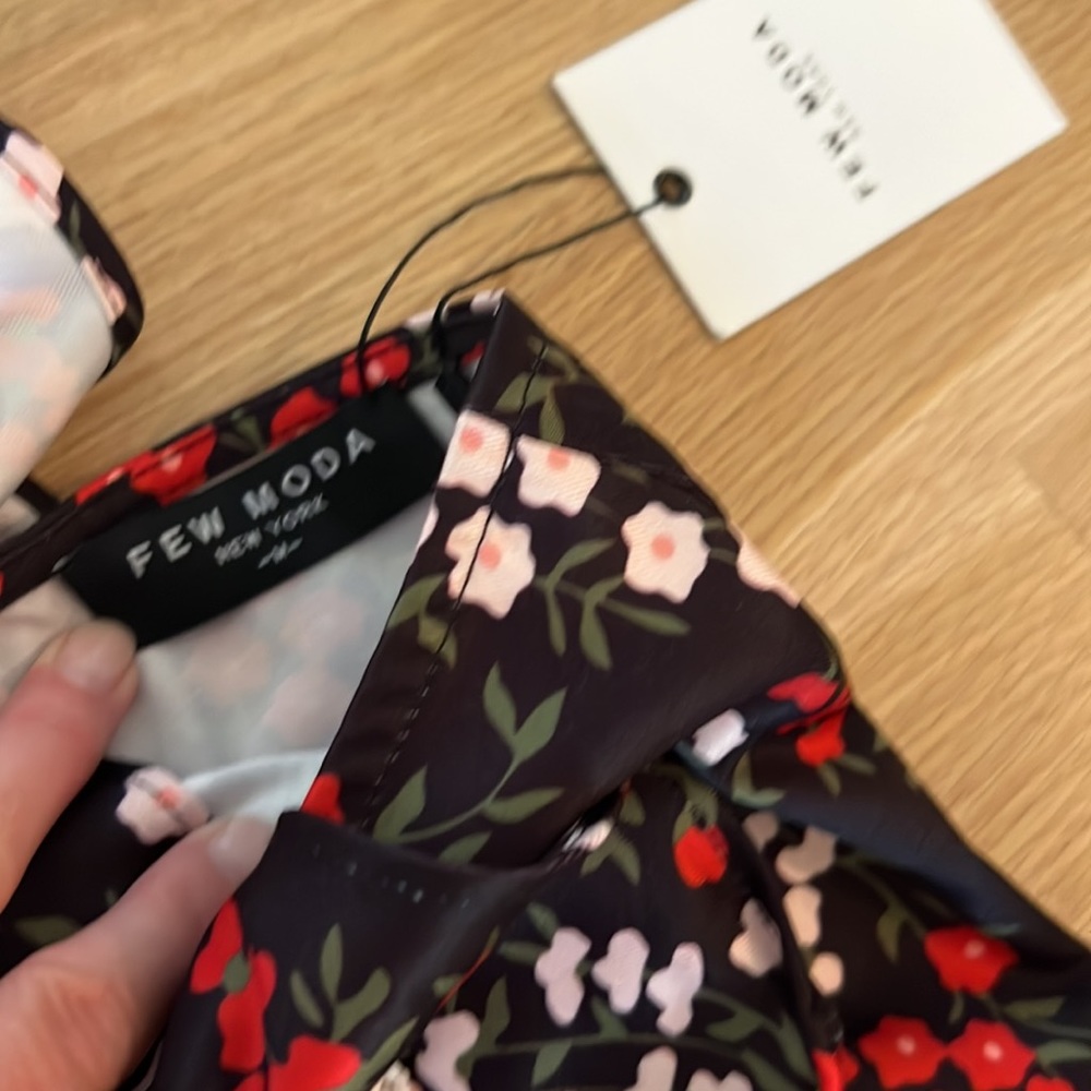 Few Moda New Poppy Floral Dress Medium - Picture 4 of 8